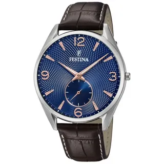 Festina F6870/2 Uhr Herrenuhr Lederarmband braun