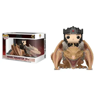 Funko House Of The Dragon Rides Sammelfigur Aegon Targaryen mit Sunfyre 14 cm - Mehrfarbig