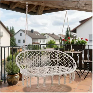 casa.pro Hängesessel Kailua Cremeweiß