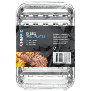 Chef Aid Aluminium-Grillschalen, ideal zum Grillen, 10 Stück