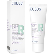 Eubos | KÜHL UND KLAR | Anti-Rötung | Tagescreme | 40 ml | LSF 20 | von Dermatologen empfohlen | für gerötete Haut | Blue Light Protection zum Schutz vor blauem Bildschirmlicht