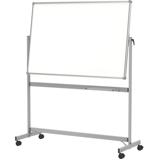 MAUL Mobiles Whiteboard MAULpro drehbar, Emaille, 100x180 cm, grau