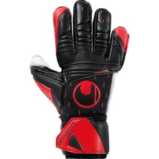 Bild von Classic Absolutgrip Fußball Torwarthandschuhe für Kinder und Herren, Torwart-Handschuhe, Fussball-Handschuhe mit Handgelenkfixierung - schwarz-rot-weiß