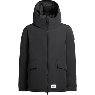 Outdoorjacke KHUJO "Outdoorjacke Oreg", Herren, Gr. XXL, blau (port blau), Obermaterial: 85% Polyester PES. 15% Baumwolle CO.  Obermaterial: Futter: 100% Polyester PES. 100% Polyester PES., gerade hüftbedeckend, Bündchen, Jacken Outdoorjacke, Modische Herren Winterjacke mit großen Pattentaschen