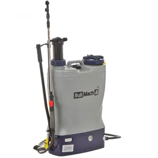BullMach Pandora 16EM LA - Akku-oder Manuelle Rücken-Sprühpumpe - 12V 8Ah