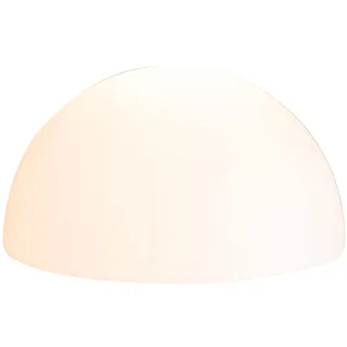 8 seasons design LED Dekolampe Shining Sunrise 50cm groß E27 Fassung inkl. LED in warmweiß, Halbkugel, Bodenleuchte, Garten Deko, Outdoor