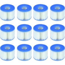 Intex - Set mit 6 Filterkartuschen für SPA Intex (12 Kartuschen)