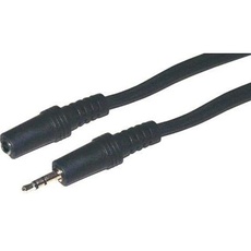 MCL Rallonge audio stéréo jack 3,5 mâle (2 m, 3.5mm Klinke (AUX)), Audio Kabel