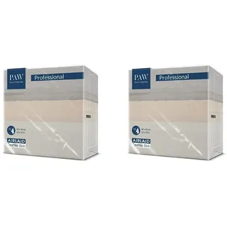 PAW - Servietten aus Airlaid - Stoffähnlich (40 x 40 cm) I 50 Stück I Ideal für Hochzeit, Taufe, Kommunion, Geburtstag I Stoffservietten - Erdfarben, Beige, Streifen I Farbe: Fluid beige