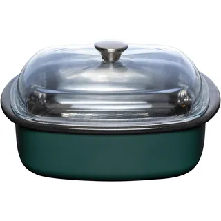 RIESS Dampfgarer 3-teilig mit Glasdeckel Gareinsatz Teal