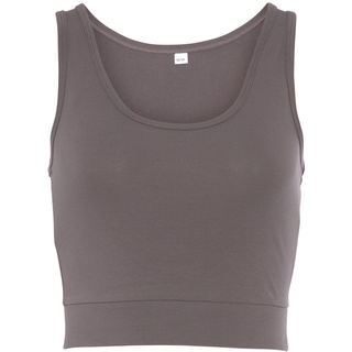 LASCANA ACTIVE Sporttop Damen taupe Gr.S (36/38)