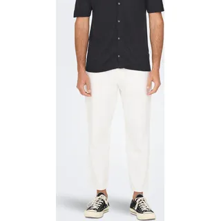 ONLY & SONS Denim Jeans Relaxed Fit Größe: 30W / 32L - Weiß