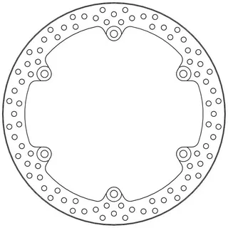 Moto-master Halo Honda 110582 Vordere Bremsscheibe - Silver - One Size