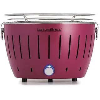 Lotusgrill Holzkohlegrill S pflaumenlila inkl. USB Anschluss