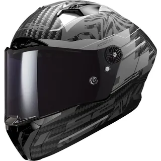 LS2 FF805 Thunder GP Aero Polar Matt Black M