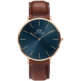Daniel Wellington Classic Uhr 40mm Double Plated Stainless Steel (316L) Rose Gold