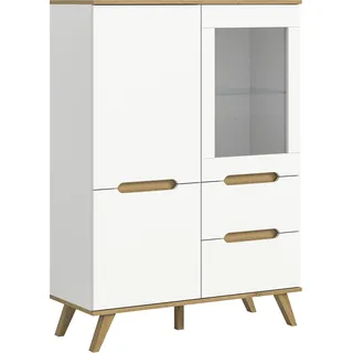 Home Affaire Highboard 100 x 140 x 40 cm Weiß