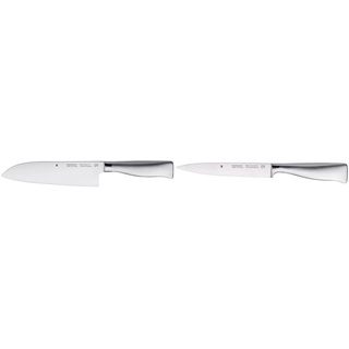 WMF Grand Gourmet Santoku Messer 32 cm, Made in Germany, Klinge 18 cm & Grand Gourmet Filiermesser flexibel 28,5 cm, Made in Germany, Messer geschmiedet, Performance Cut, Klinge 16 cm