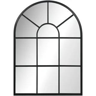 Homcom Wandspiegel 70 x 50 cm Schwarz