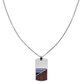 Tommy Hilfiger Jewelry Halskette für Herren aus Edelstahl mit Holz - 2790322