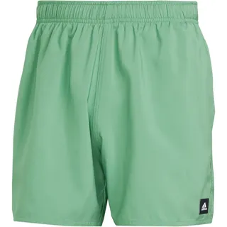 Adidas Solid CLX Length Swim Shorts Badehose, preloved Green/White, S