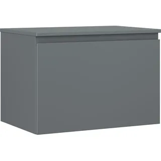Mexen Orio Badezimmerschrank unter Waschbecken 70 cm mit Arbeitsplatte, 1 Schublade, Graphit matt - 91A10-07047-1-BFC66