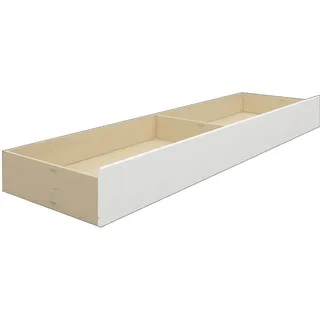 OTTO home Bettschubkasten »Magdala, Bettkasten, Schublade« Breite 199 cm, auf Rollern, Schubkasten mit 2 Abteilungen, weiß