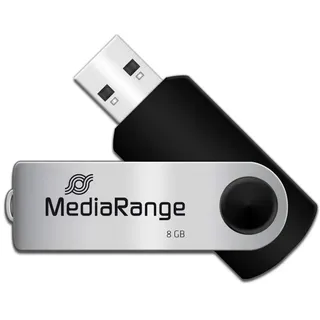 MediaRange USB Speicherstick, 8GB, grau