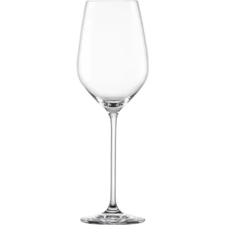 Schott Zwiesel Weißweinglas Fortissimo (4er-Set), elegante Weingläser für Weißwein, spülmaschinenfeste Tritan-Kristallgläser, Made in Germany (Art.-Nr. 123684), Klar, Kristall