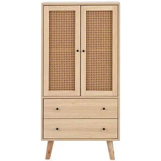 Flieks Sideboard, TV-Tisch, 2 Türen, Schubladen, 60cm , Eichefarben , Holzwerkstoff , 40x120x60 cm , Kleinmöbel, Kommoden, Sideboards