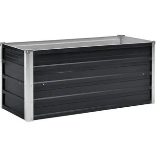 vidaXL Garten-Hochbeet Anthrazit 100 x 40 x 45 cm Verzinkter Stahl