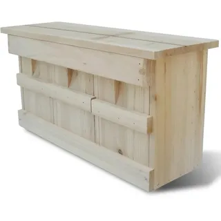 vidaXL Spatzen-Nistkasten 44 x 15,5 x 21,5 cm - Braun