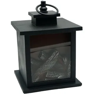 Deko LED Kaminofen Laterne Flammeneffekt Kaminfeuer Dekolaterne Kaminlaterne Tischkamin Kamin Lampe Flamme Feuerlampe Dekokamin Tischleuchte