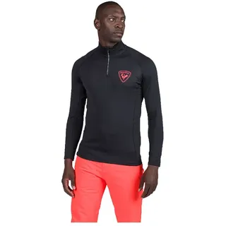 Rossignol New Hero Classique Fleece Mit Halbem Reißverschluss - Black - XS