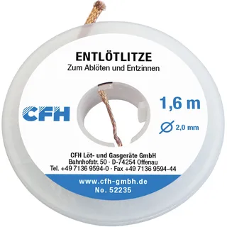 CFH Entlötlitze CFH EL 235 1,6 m,