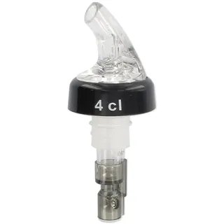 Fackelmann 683152 Alkoholdosierer, Alkoholdosierer 4 cl, Ausgießer, Flaschendosierer, Messbecher, Kunststoff, Transparent, 4 cm Durchmesser