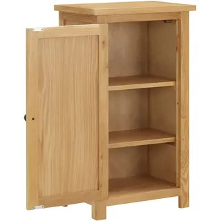 vidaXL Schrank 45x32x85 cm Eiche Massivholz - Braun