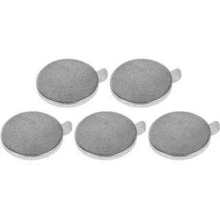 Connex Neodym-Scheibenmagnet – 5 Stück im praktischen Set | Selbstklebend – Extra starker Magnet – 2 kg Haftkraft – Für Haushalt und Werkstatt – Powermagnet – Klebemagnet – Ø 20 x 2 mm