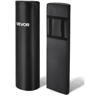 Vevor Fußball Tackling Dummy PVC Step-Over-Dummy, hochdichtes Schwamm-Blocking-Pad (1080 x 310 x 155 mm), robuste Trainingsdummies mit Griffen, ideal für Beinarbeitsübungen, Sporttraining, 2 Stk.