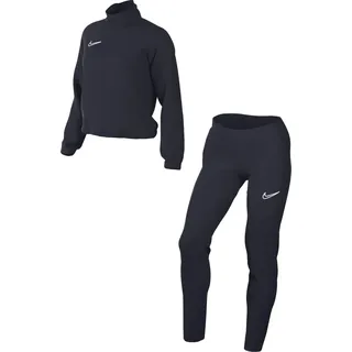 Nike Damen Trainingsanzug W Nk Dry Acd Trk Suit, Obsidian/White, FD4120-451, S