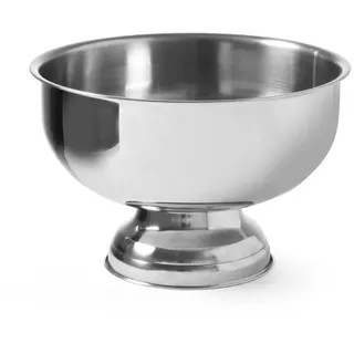 HENDI Champagnerkühler Economic, Weinkühler und Ständer, Sektkühler, 9,5L, ø350x(H)230mm, Edelstahl