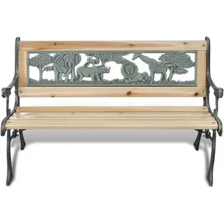 vidaXL Kinder-Gartenbank 84 cm Holz - Braun