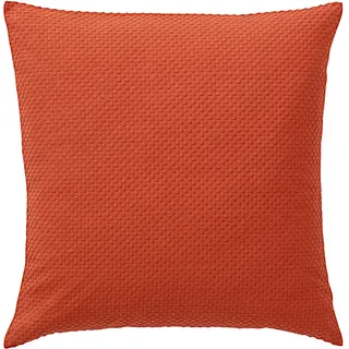 Kissenhülle PEREIRA DA CHUNA Gr. 2, orange (terracotta), B:80cm L:80cm, Baumwolle, 100% Baumwolle, Kissenbezüge, Kissenhülle