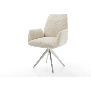 DeLife Esszimmerstuhl Zoa-Flex Cord beige