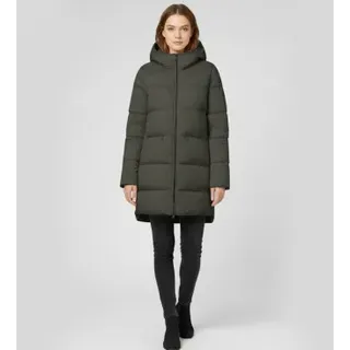 ECOALF für Damen. MCWGAJKMARAN0987W25-424 Marangu-Mantel grau-grün (S), Lässig, Recyceltes Polyester, Nachhaltig