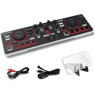 Numark Mixtrack Go Kompakter Bluetooth-DJ-Controller mit Stems-Control