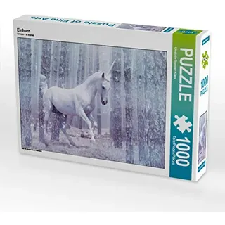 Calvendo Puzzle Einhorn 1000 Teile Puzzle quer | Lege-Größe cm Foto-Puzzle für glückliche Stunden