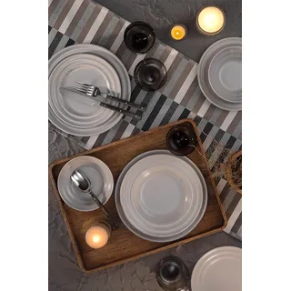 Hermia Concept, Kütahya- KTP2978, Beige, Essservices, 100% Porzellan - Beige