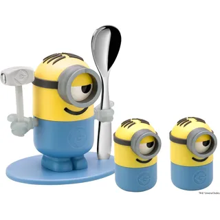 WMF Minions Eierbecher -Set 4-teilig, mit Eierlöffel und 2 Salzstreuern