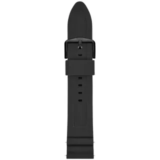 Fossil Schwarz Silikonband für Herrenuhr 22 mm, S221304
